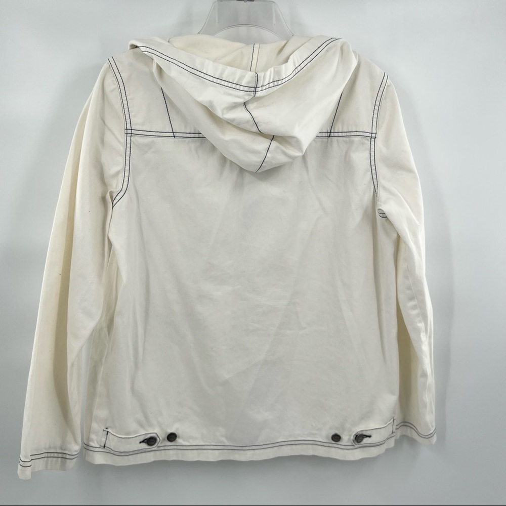 Orvis white zip up hooded lightweight jacket size M - Picture 6 of 8